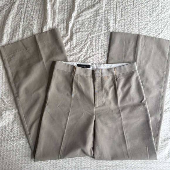 Gucci Elegant Beige Dress Pants/ Wide leg Pants - Picture 1 of 14